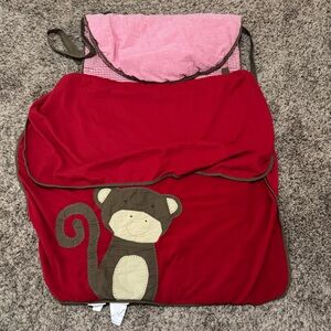 Pottery Barn Kids Nap Mat – Red Monkey – Soft & Cozy Preschool/Daycare Mat